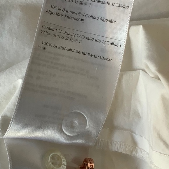 ESCADA white cotton blouse - Picture 12 of 12